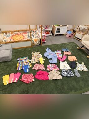 3T toddler girl clothing bundle dresses pants skorts shorts hoodie sweatpants